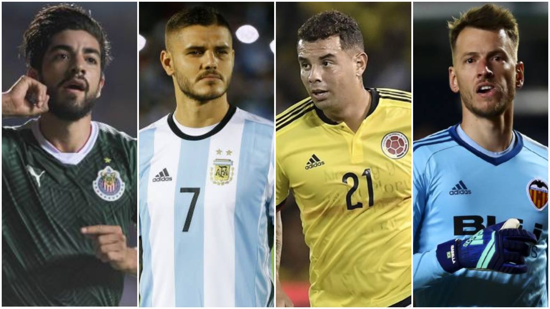 La otra lista de 23: la Selección de latinoamericanos que no van al Mundial 2018