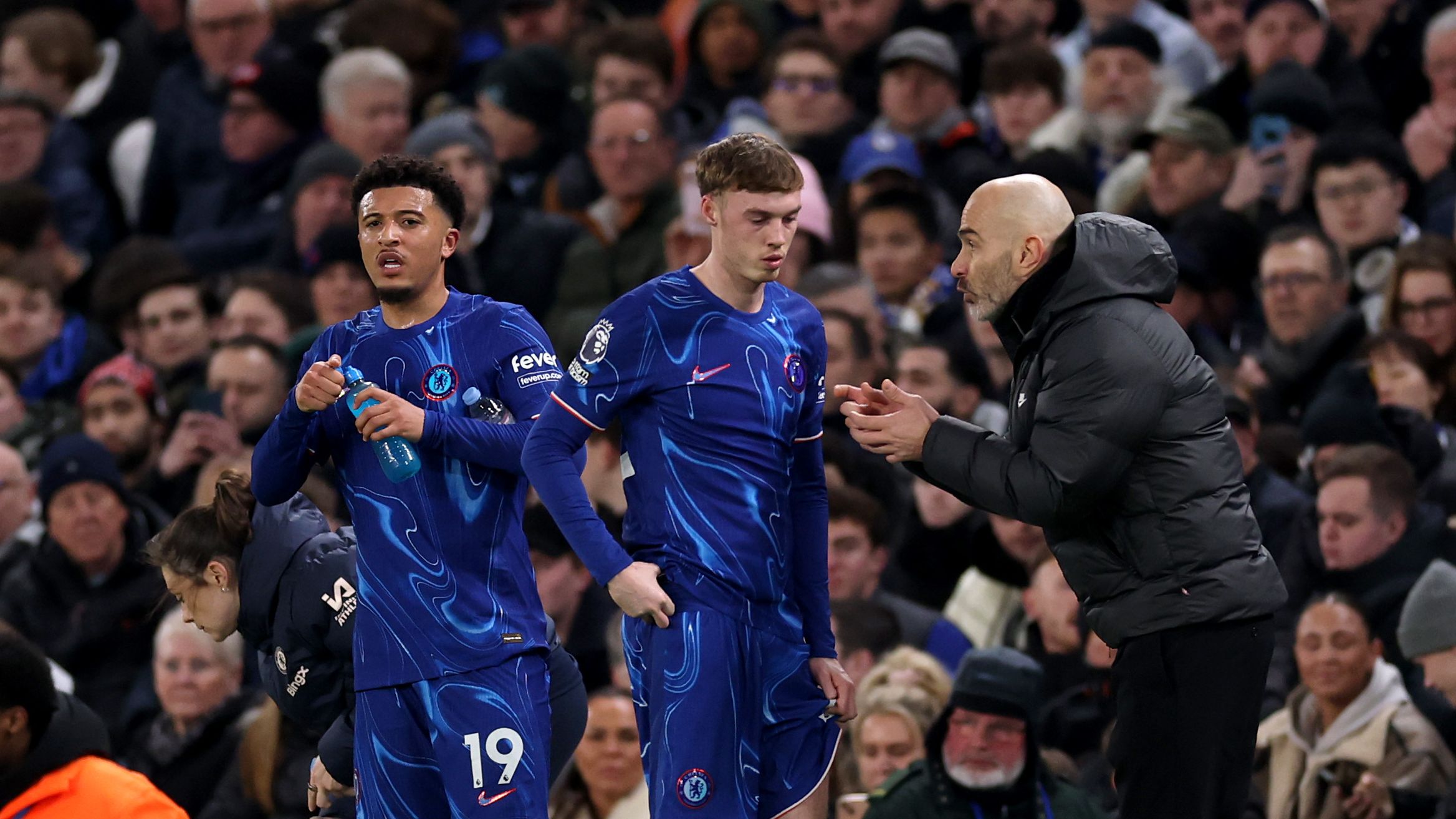 Jadon Sancho Cole Palmer Enzo Maresca