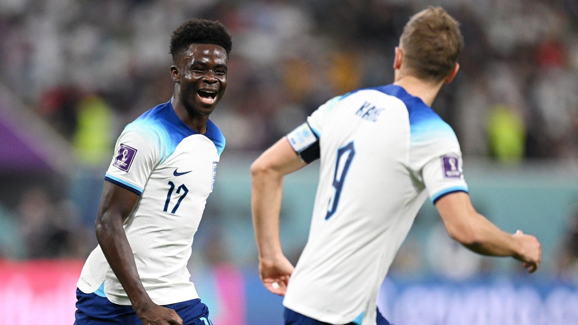 Bukayo Saka England Iran World Cup 2022