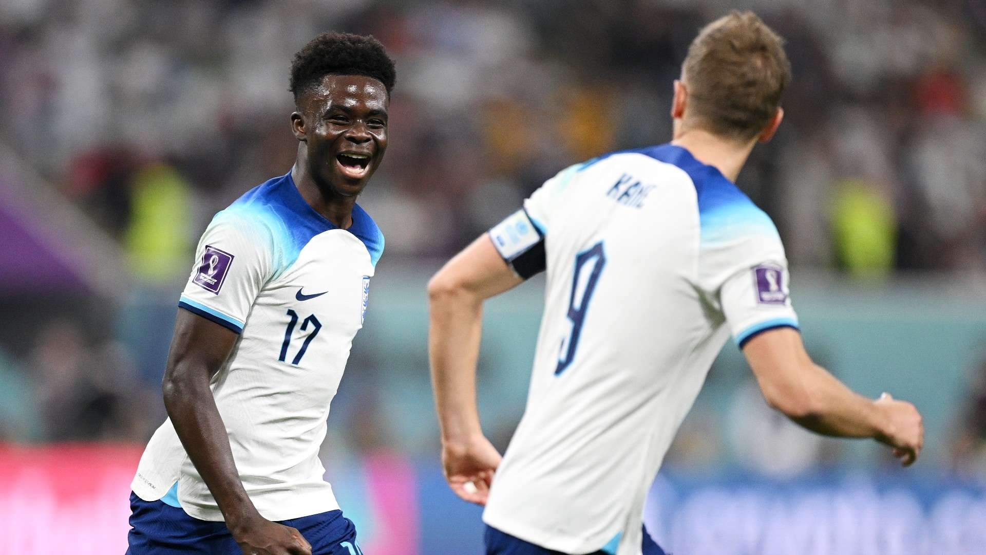 Bukayo Saka England Iran World Cup 2022