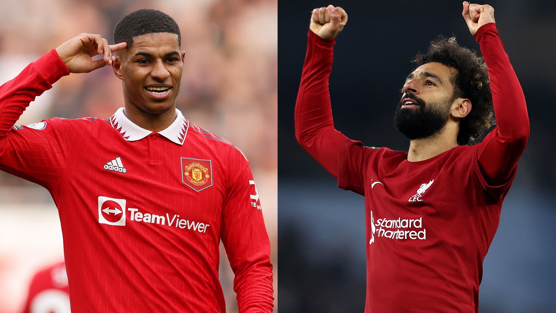 Marcus Rashford Mohamed Salah 2022-23