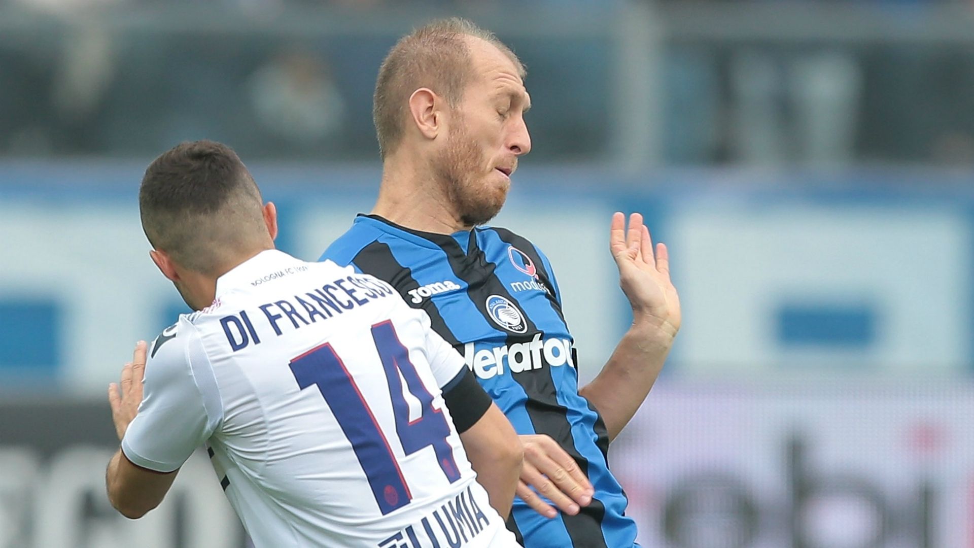 Andrea Masiello Federico Di Francesco Atalanta Bologna Serie A 10222017