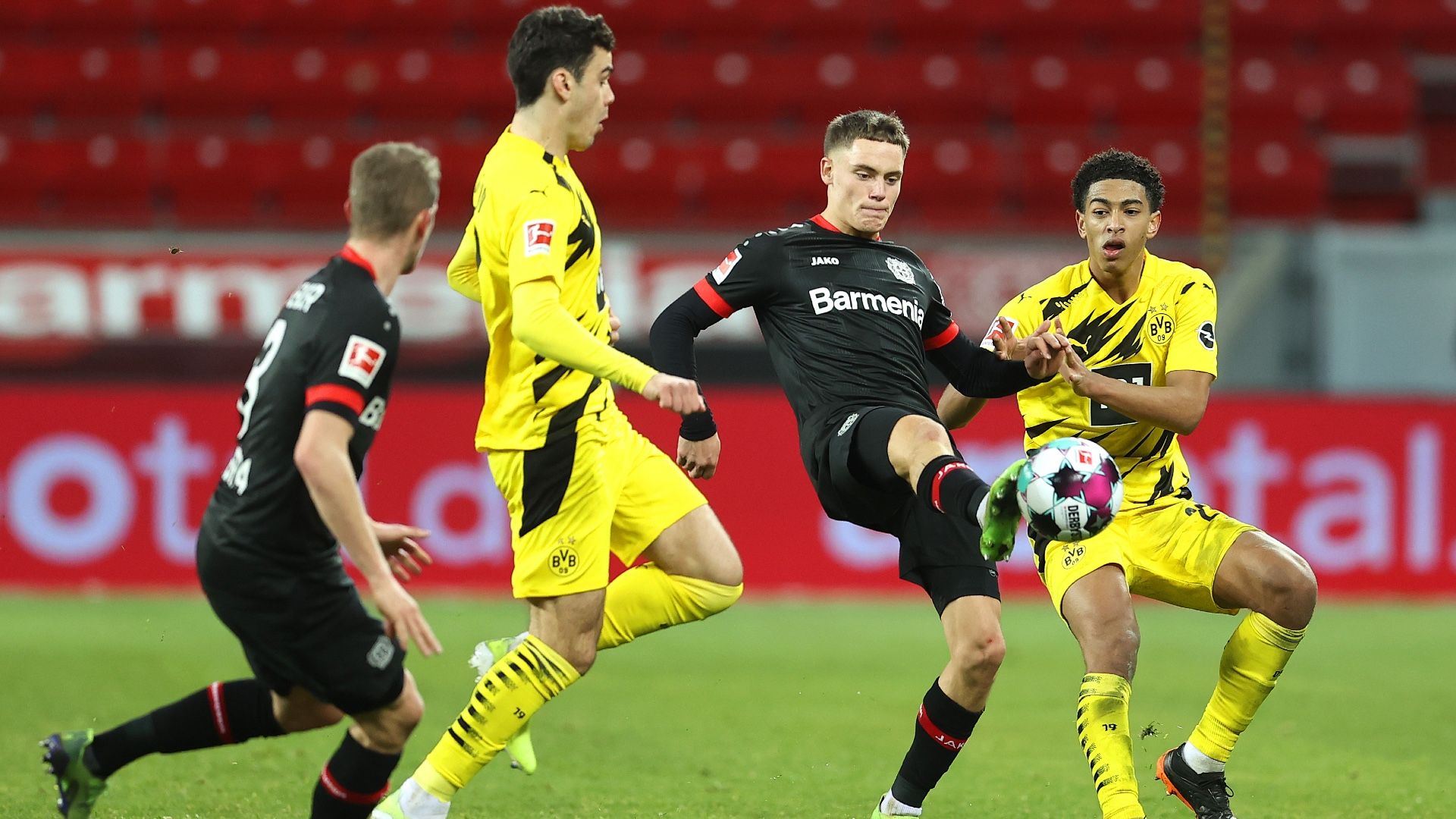 Florian Wirtz Giovanni Reyna Jude Bellingham Bayer Leverkusen Borussia Dortmund Bundesliga 19012021
