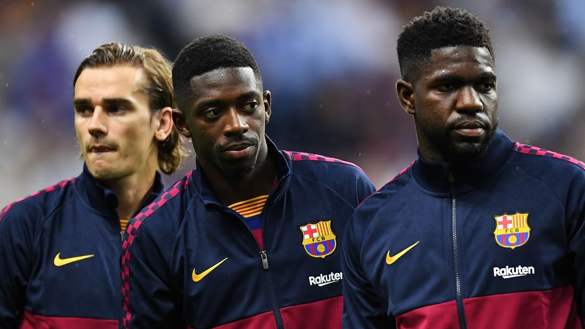 Antoine Griezmann, Ousmane Dembele, Samuel Umtiti, Barcelona