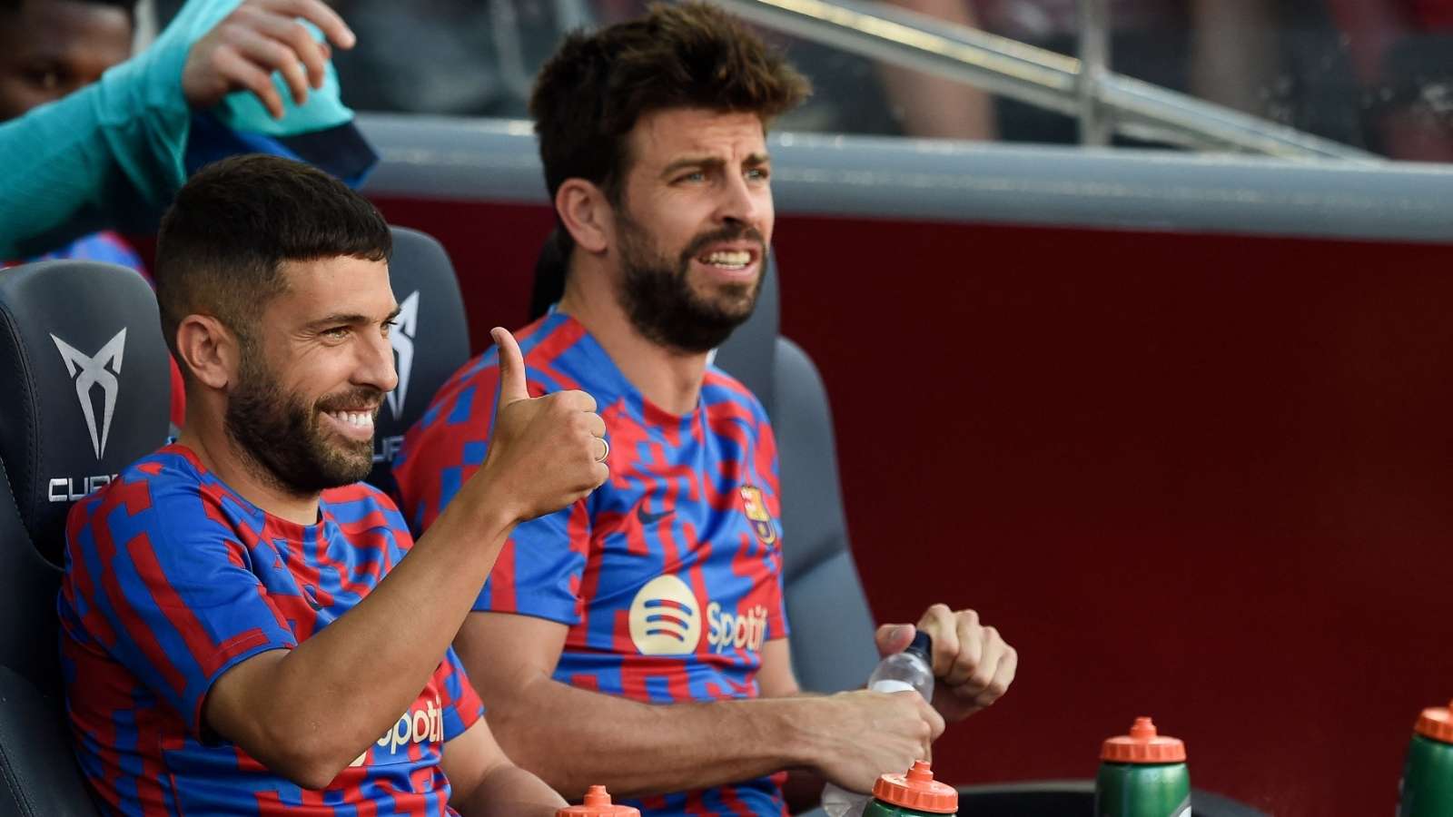 Gerard Pique and Jordi Alba, Barcelona