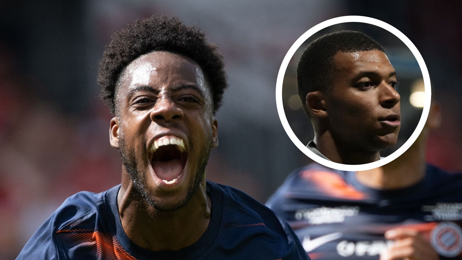 Montpellier Elye Wahi record Kylian Mbappé