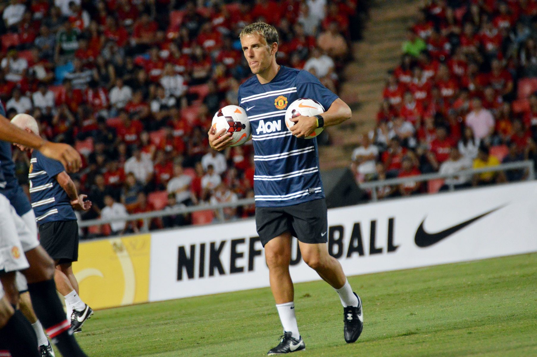 In Pictures - MUFC on the pitch - Phil Neville - THAI