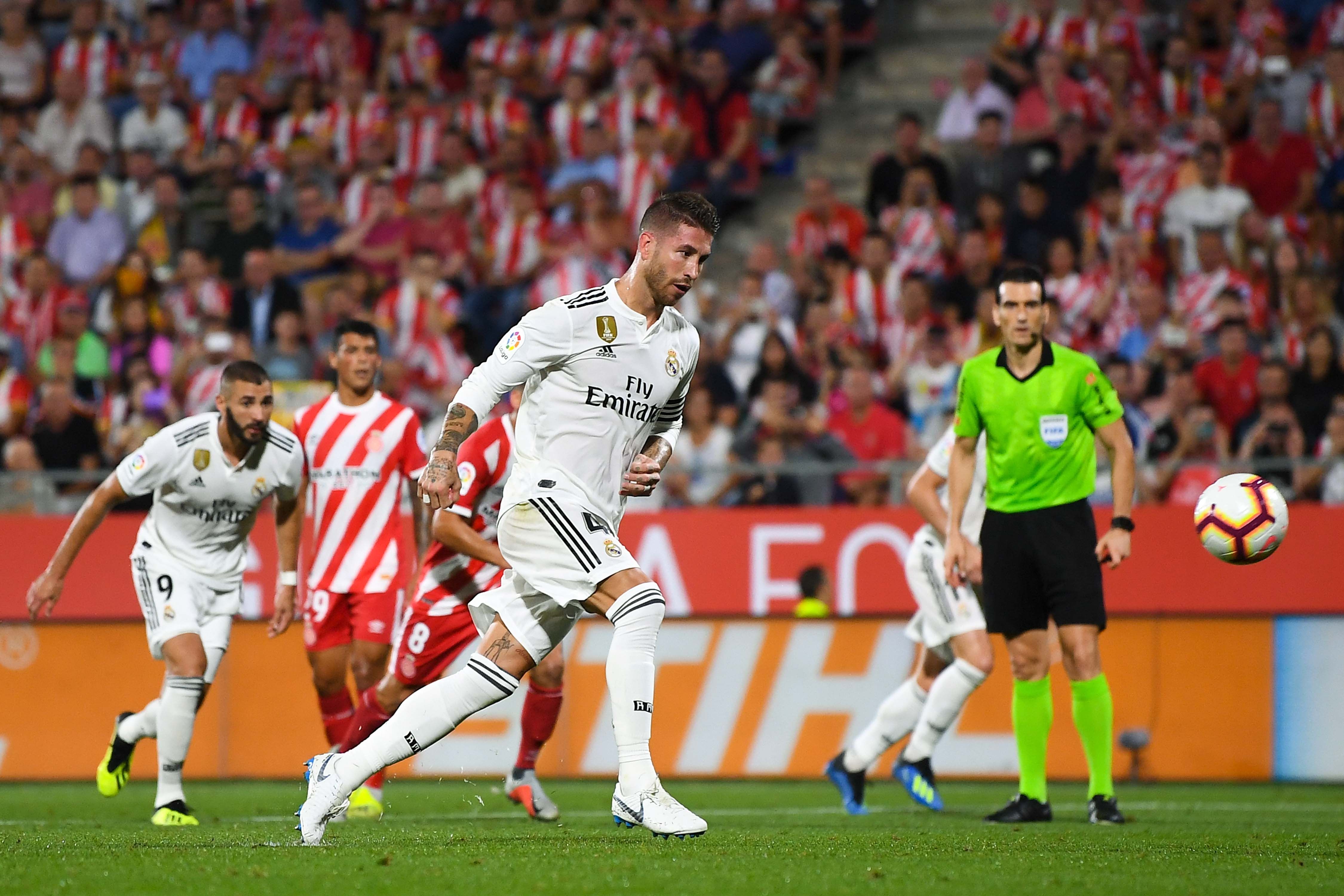 SERGIO RAMOS GIRONA REAL MADRID LALIGA