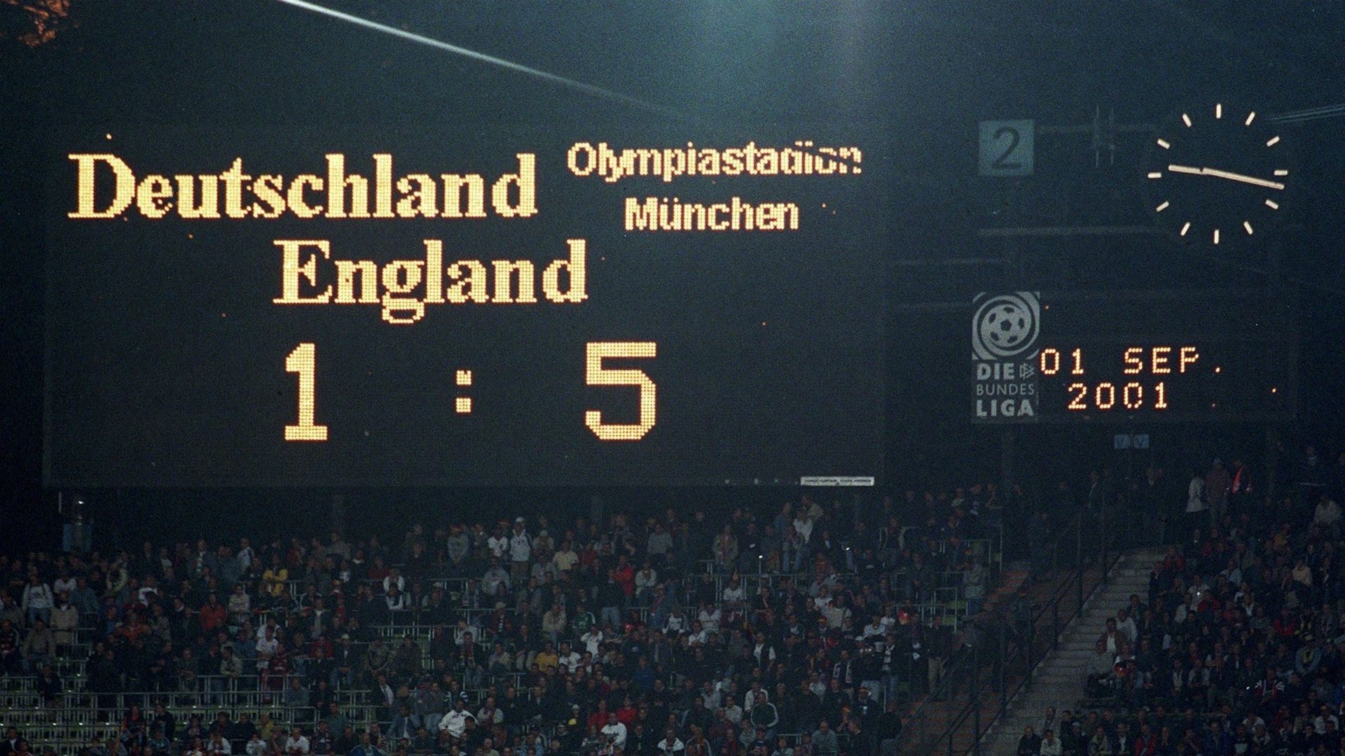 Germany vs England 1-5, 2001
