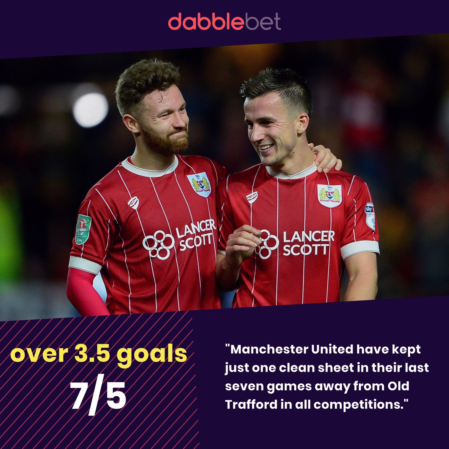 Bristol City Man United graphic