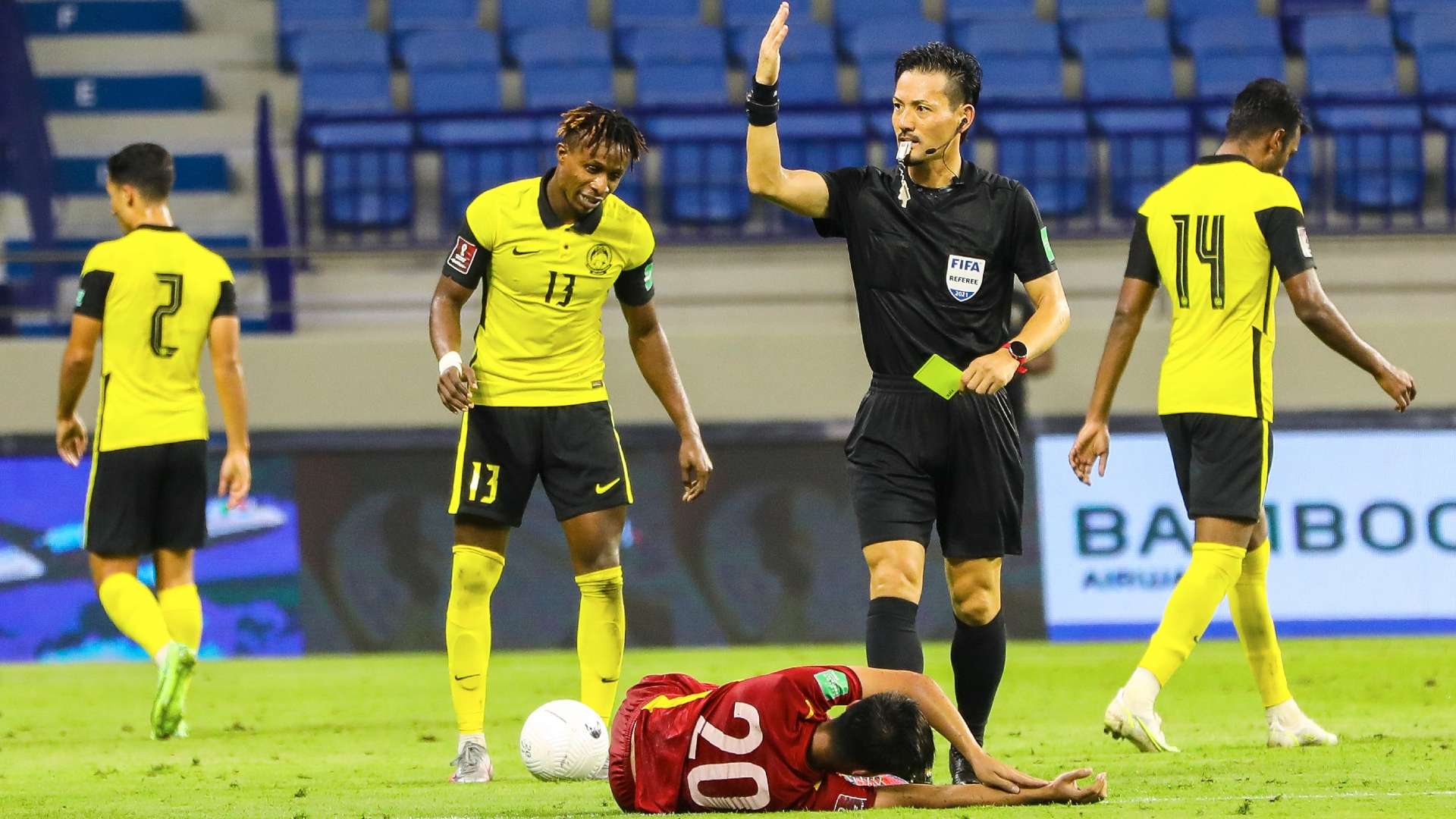Mohamadou Sumareh, Malaysia v Vietnam, 2022 World Cup/2023 Asian Cup qualifier, 12 Jun 2021