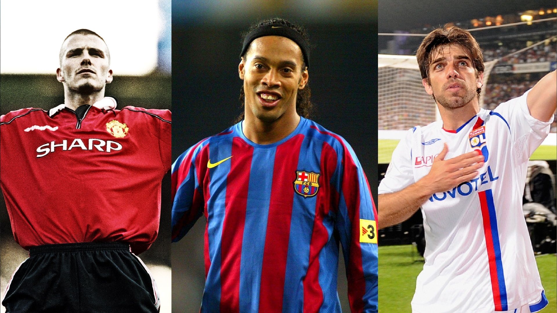Beckham Ronaldinho Juninho