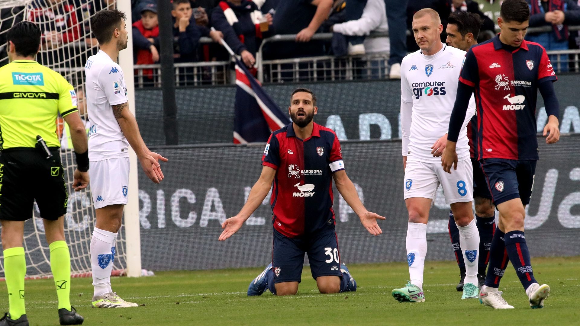 Pavoletti Cagliari Empoli