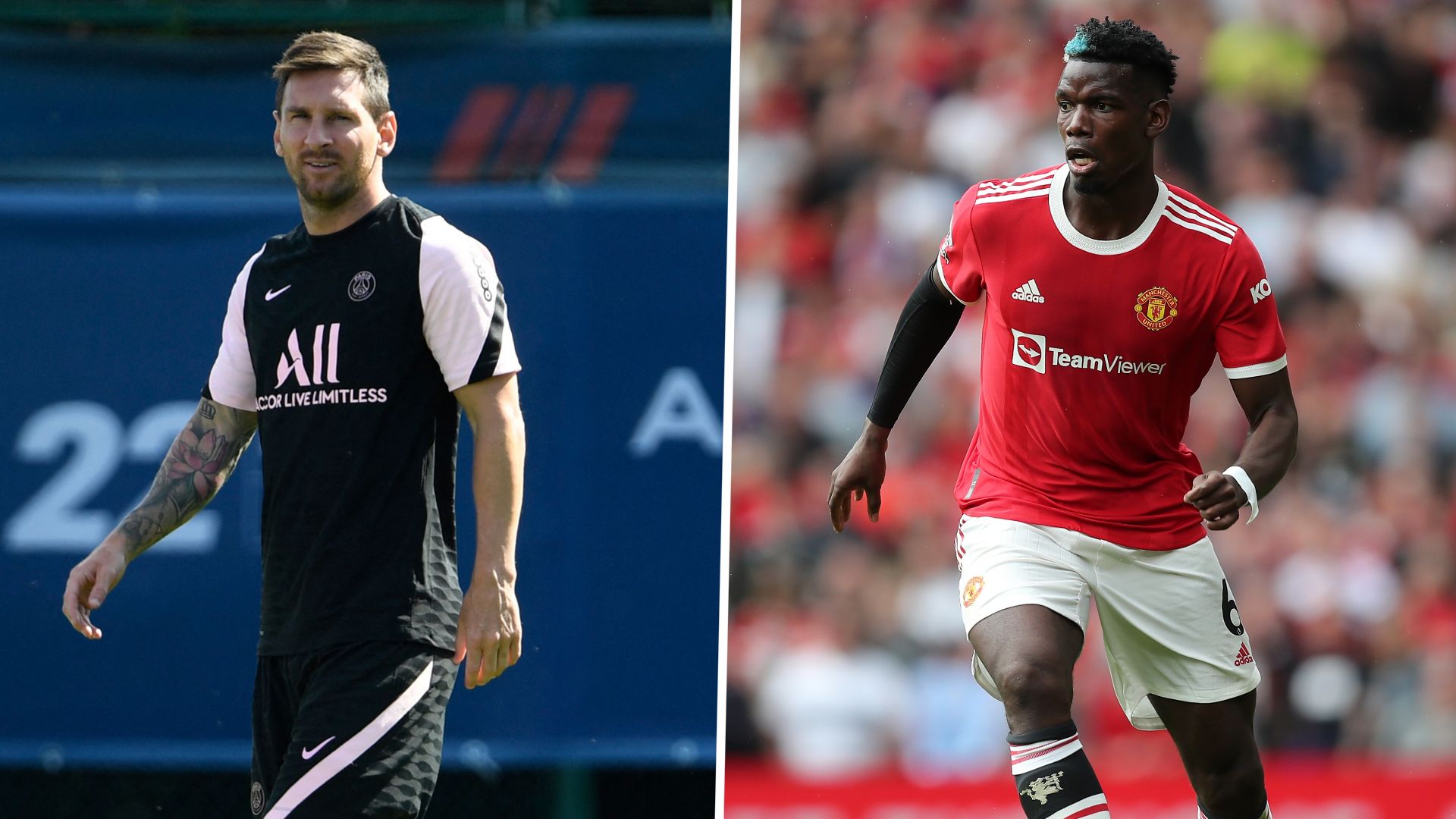 Lionel Messi, Paul Pogba GFX