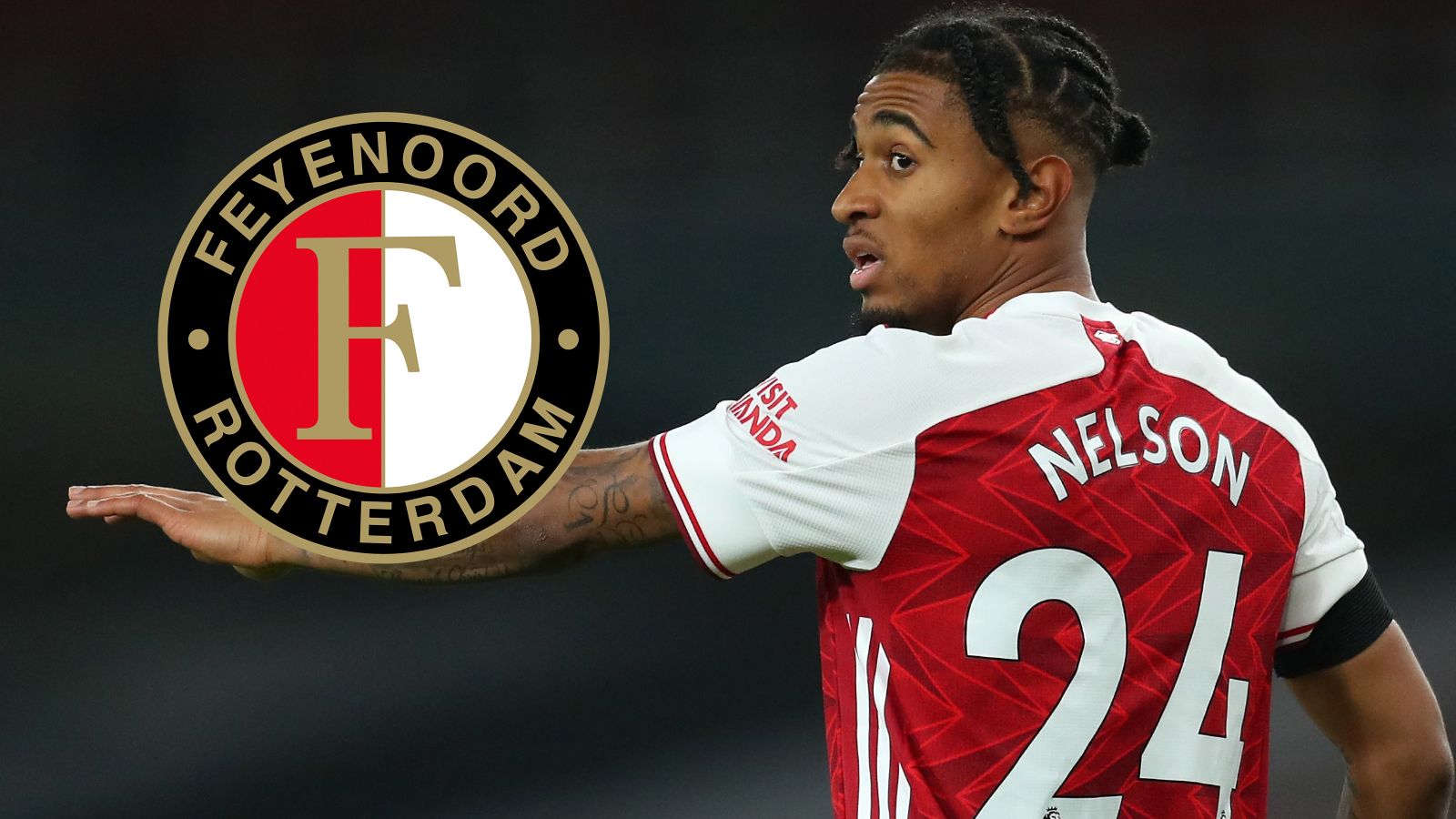 Reiss Nelson Feyenoord GFX