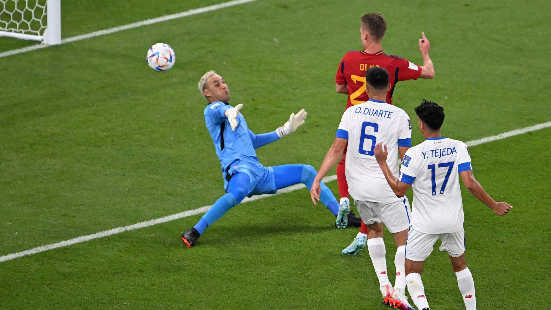 Dani Olmo Keylor Navas Spain Costa Rica World Cup Qatar 2022