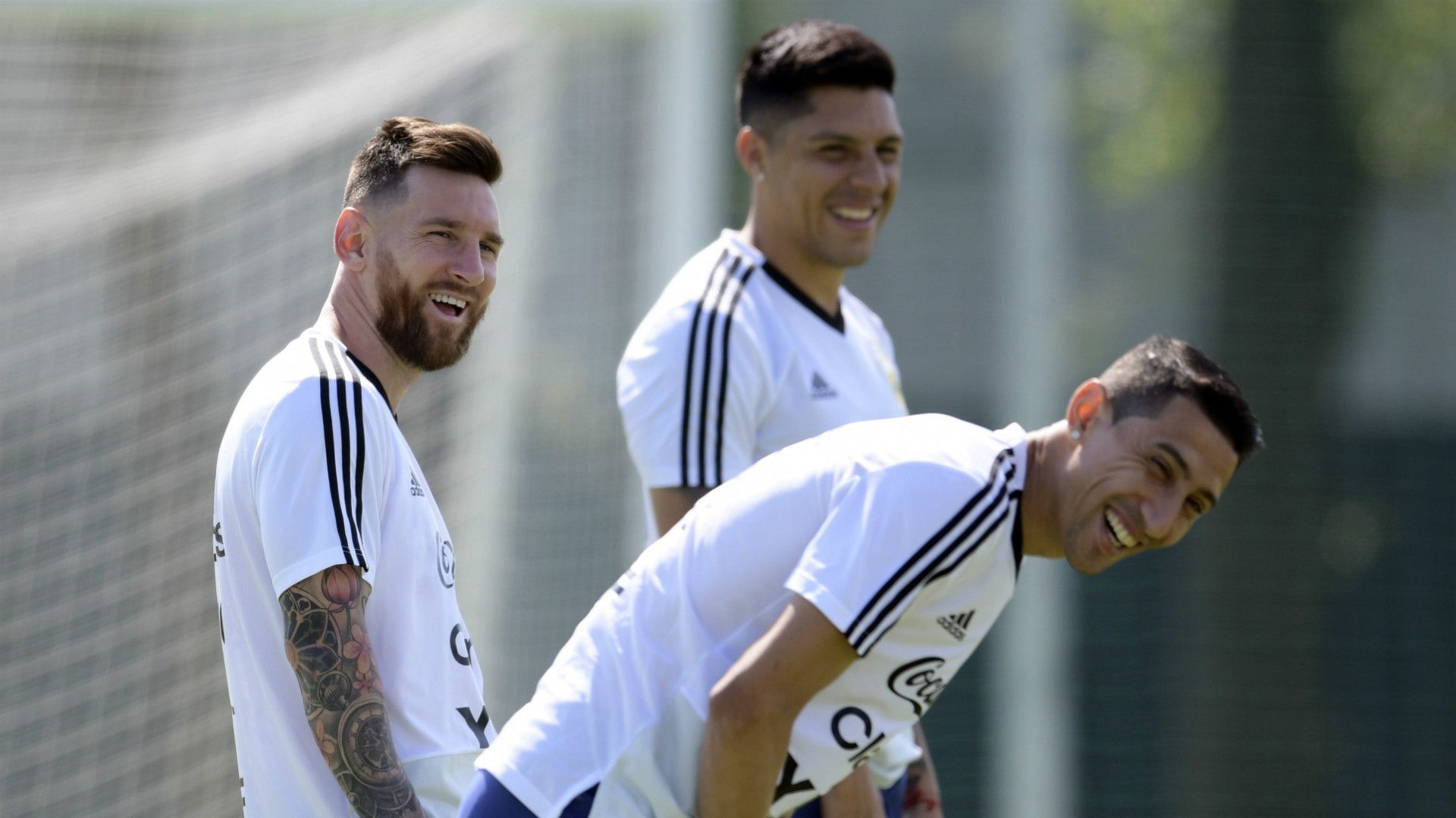 Lionel Messi Angel Di Maria Enzo Perez Argentina World Cup 2018