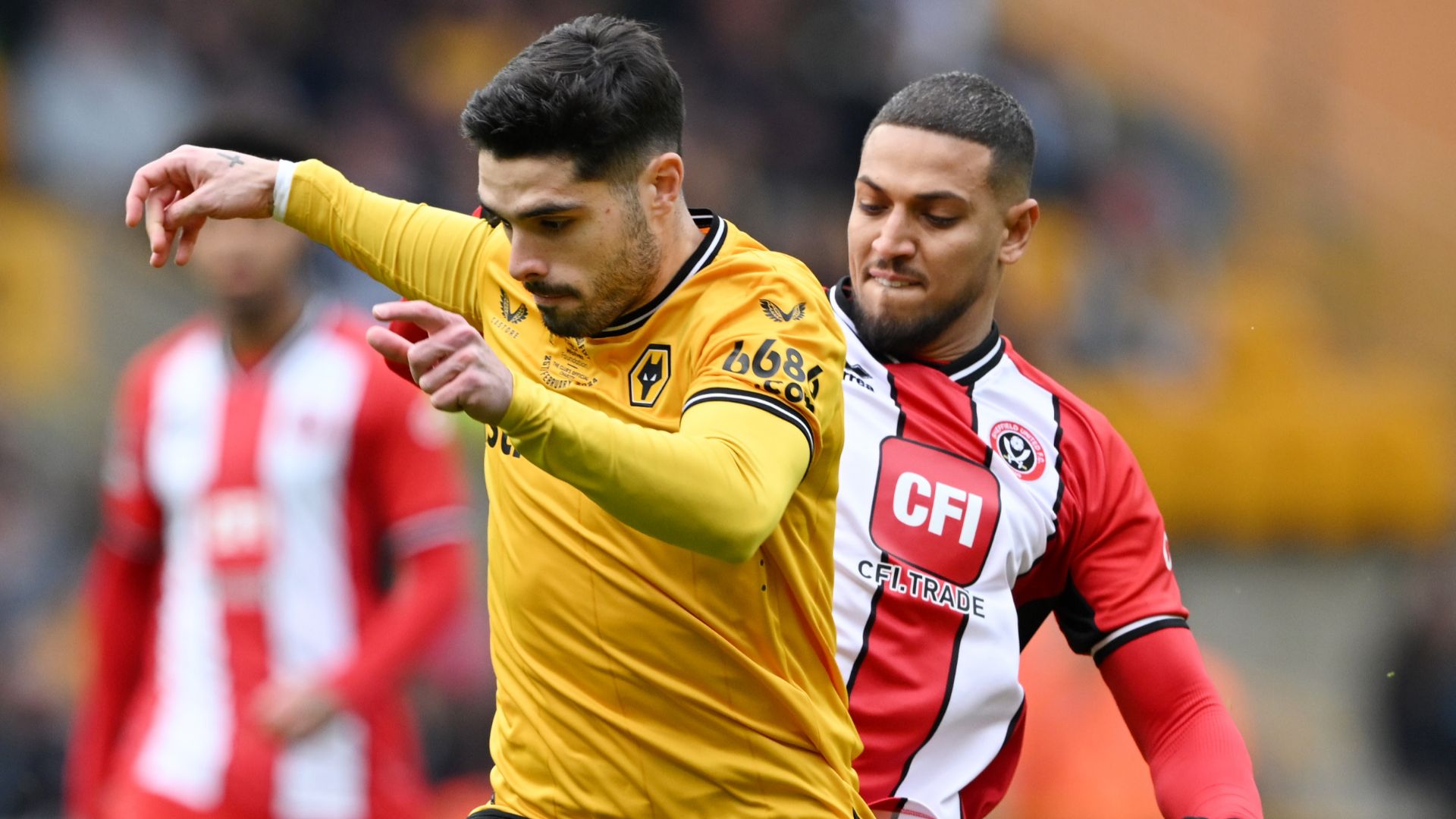 Pedro Neto Vinicius Souza Wolves Sheffield United 2023-24