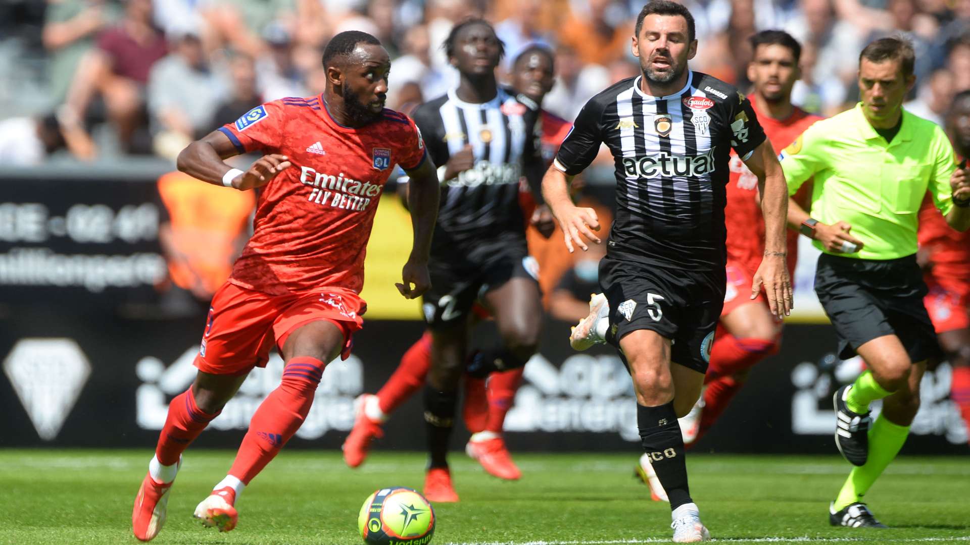 Moussa Dembele Lyon Angers Ligue 1 15082021