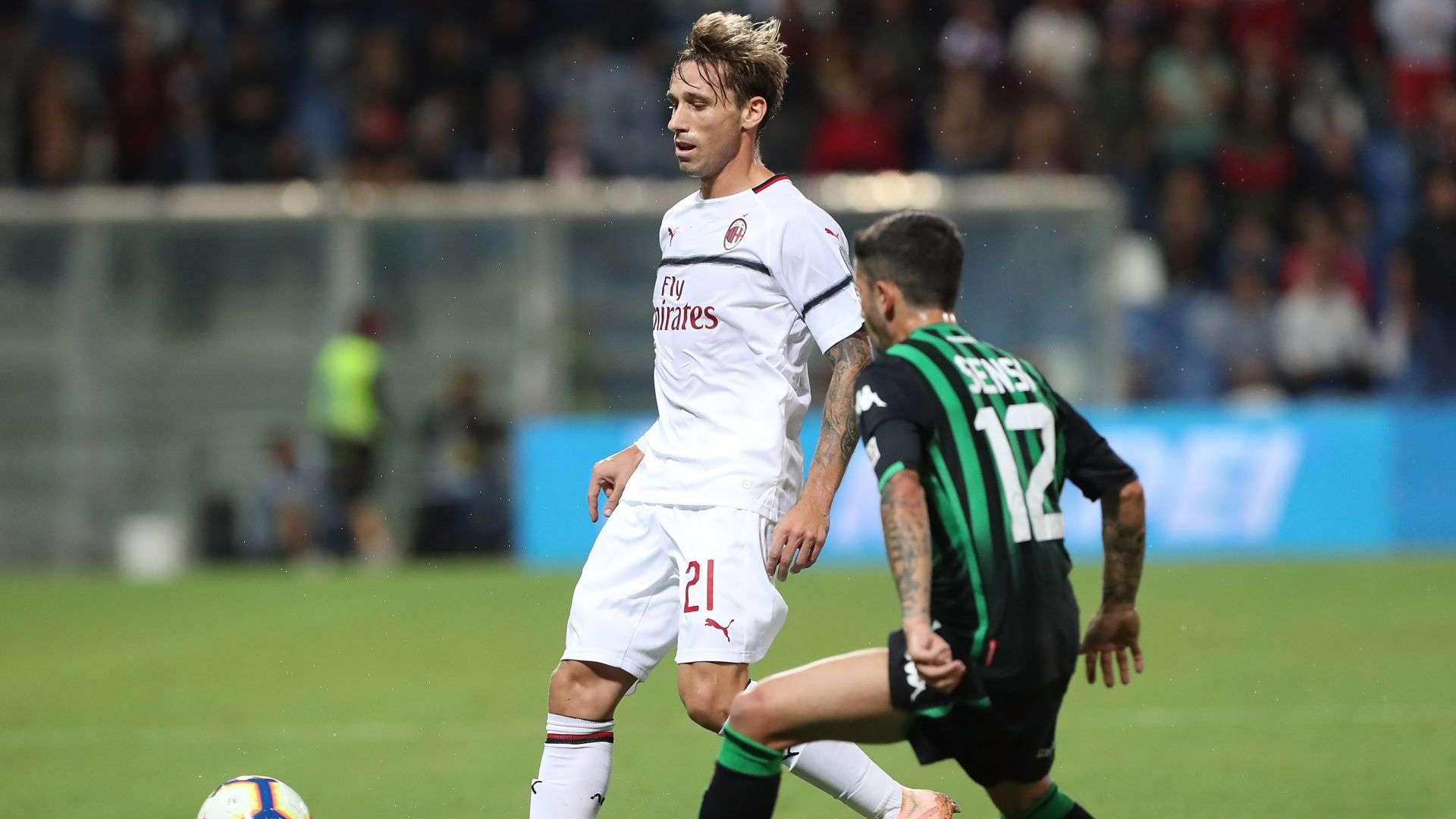Lucas Biglia Stefano Sensi Sassuolo Milan