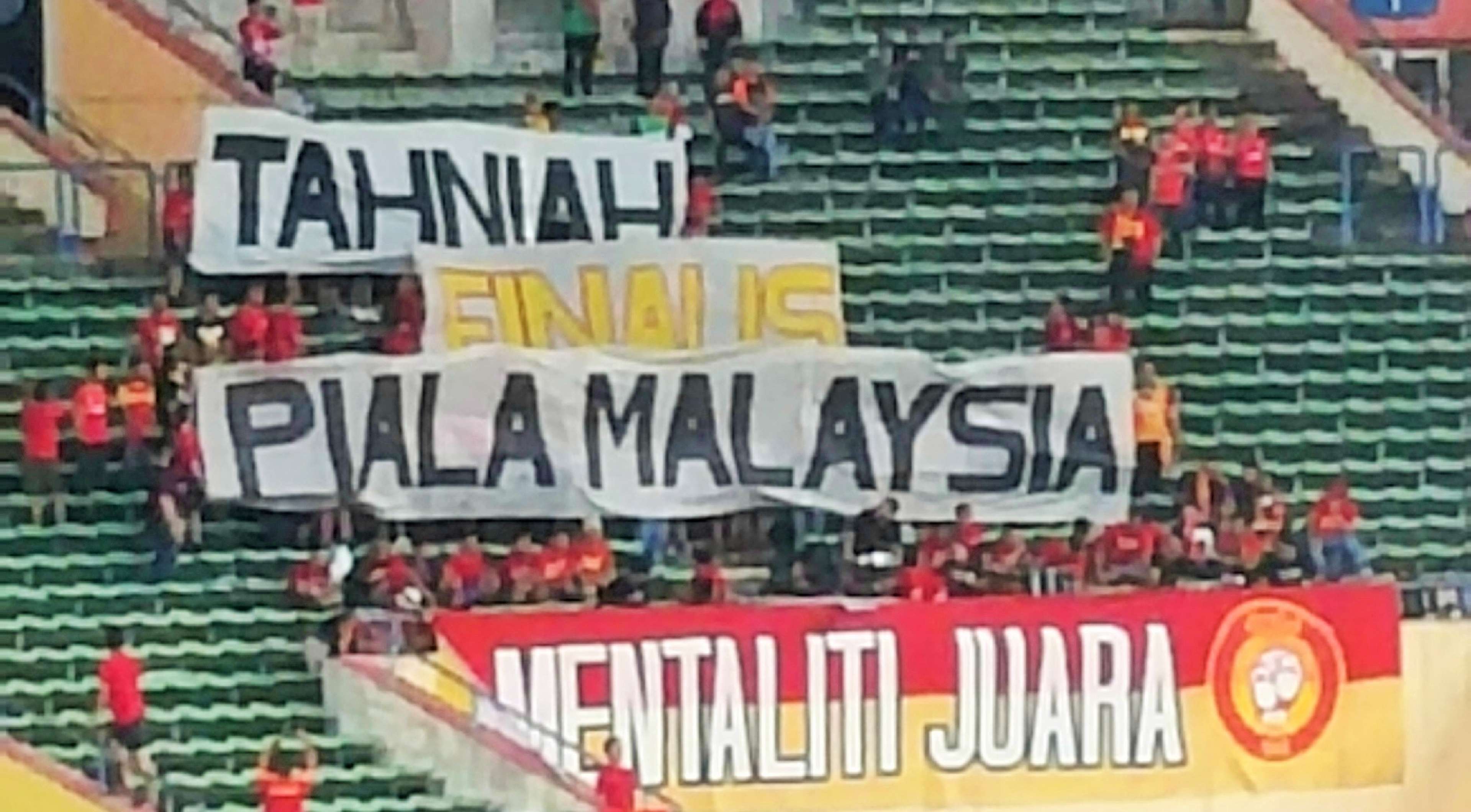 Selangor fans banner, Malaysia Super League, 25022019