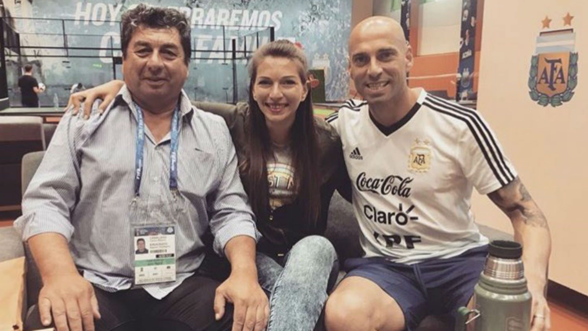 Gabriela Caballero Willy Caballero Seleccion Argentina Mundial Rusia 2018