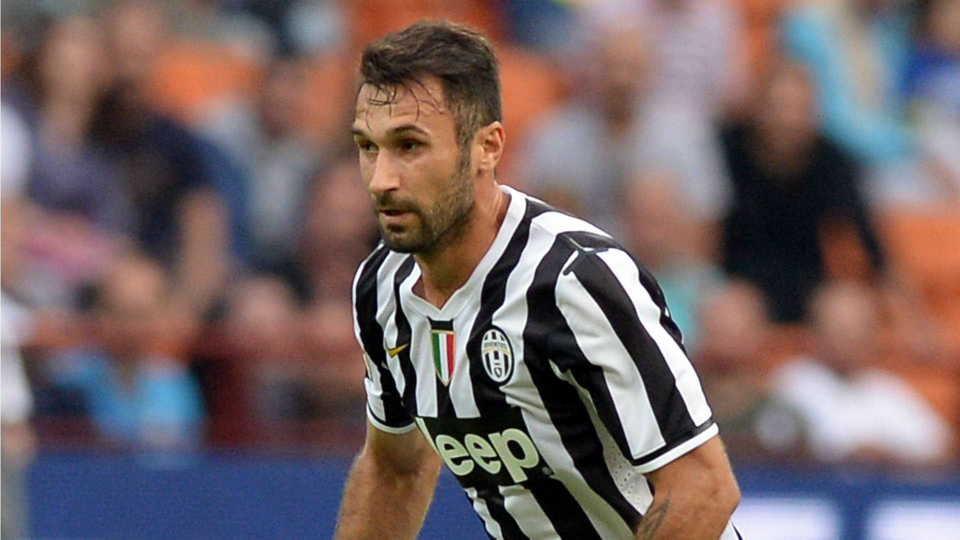 Mirko Vucinic with Juventus shirt