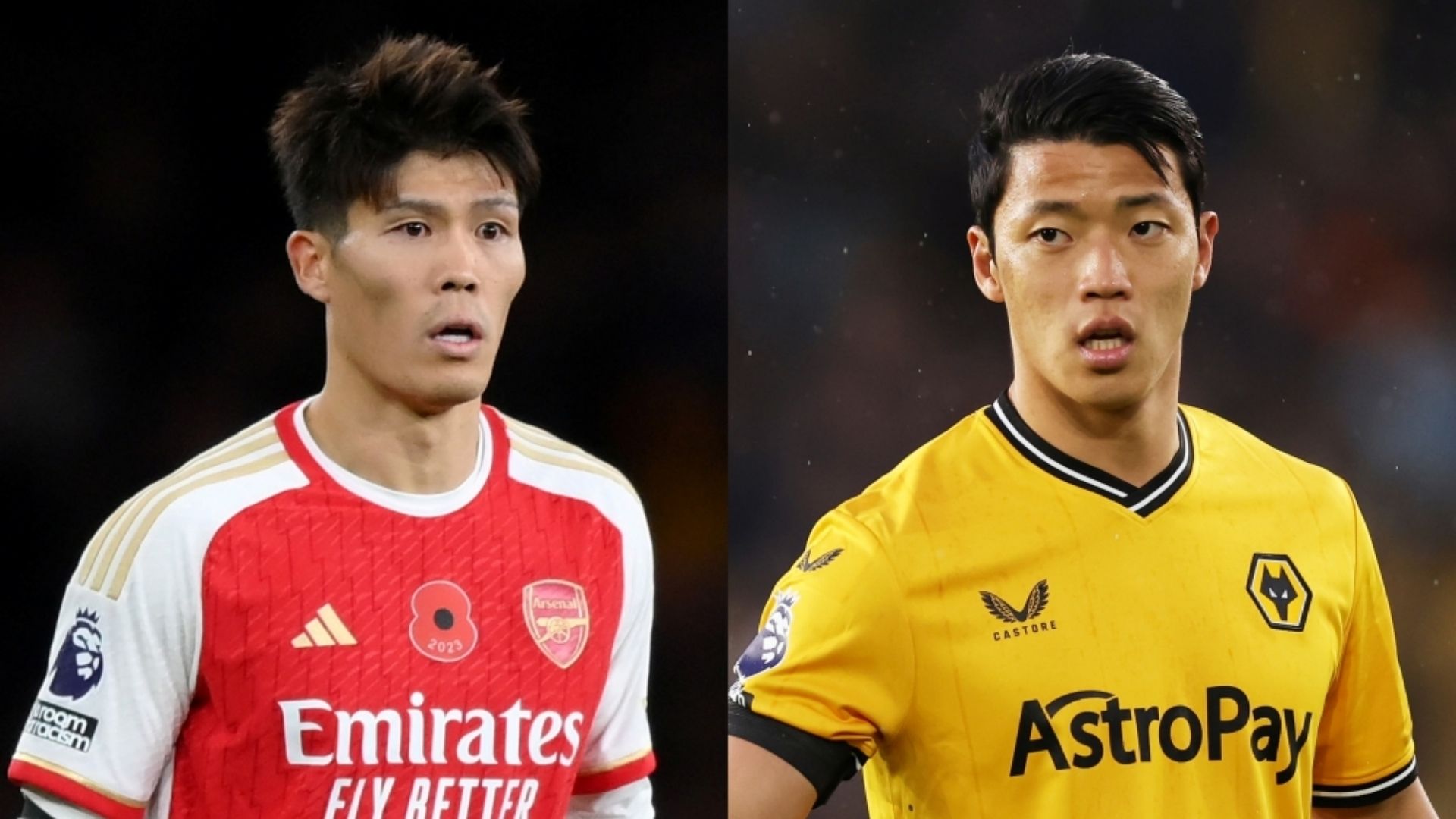 Takehiro Tomiyasu Arsenal Hwang Hee-Chan Wolverhampton