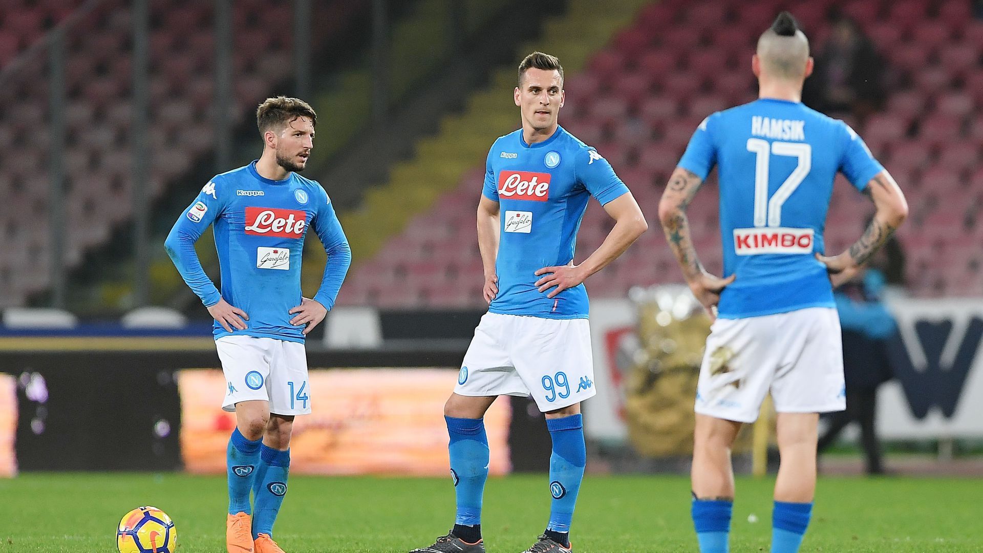 Arkadiusz Milik  Dries Mertens Napoli