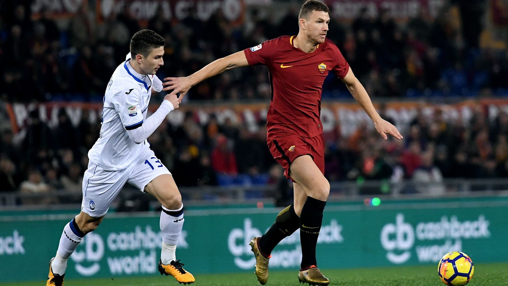 MATTIA CALDARA ATALANTA EDIN DZEKO ROMA SERIE A 06012018
