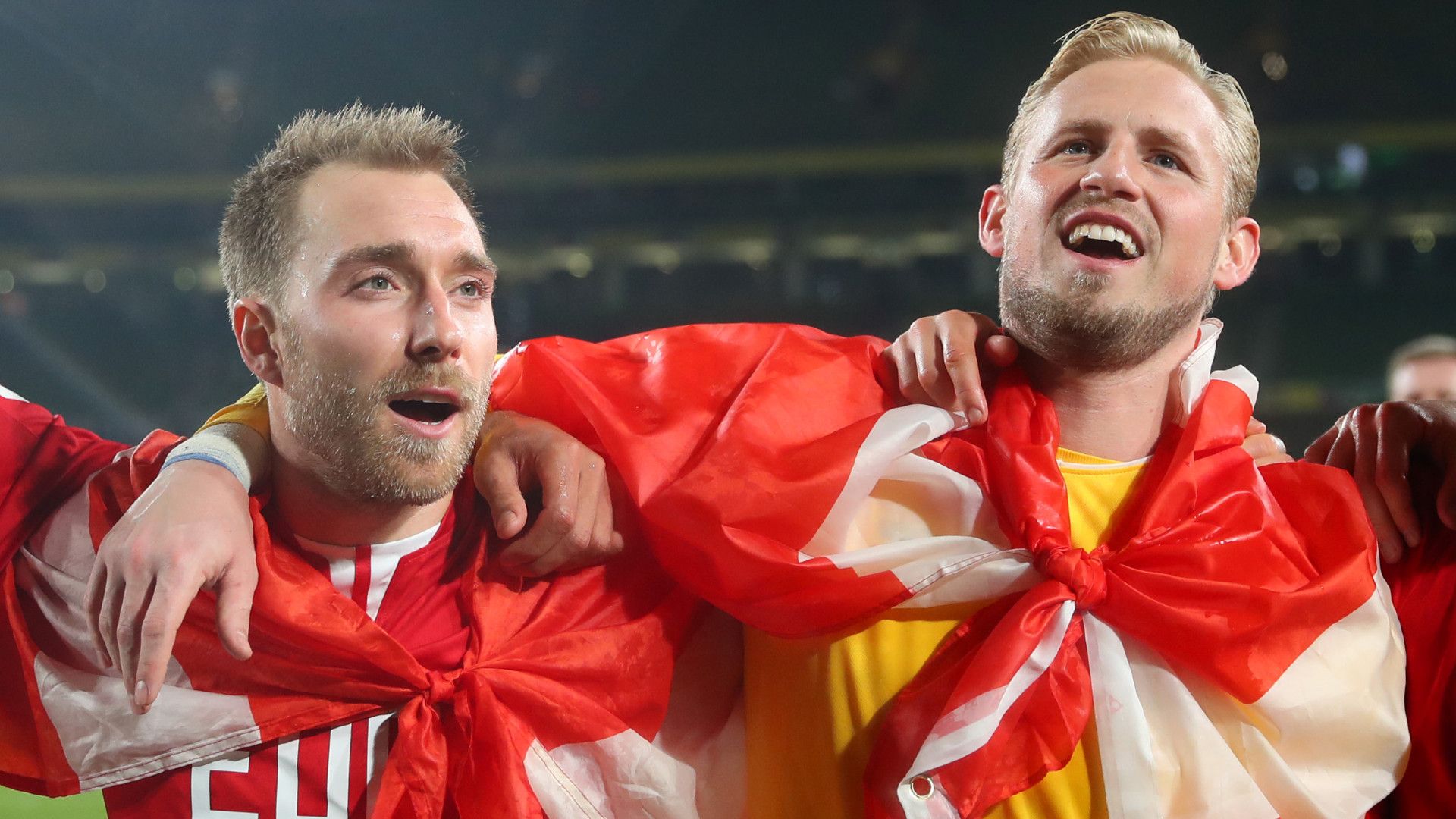 Christian Eriksen Kasper Schmeichel Denmark