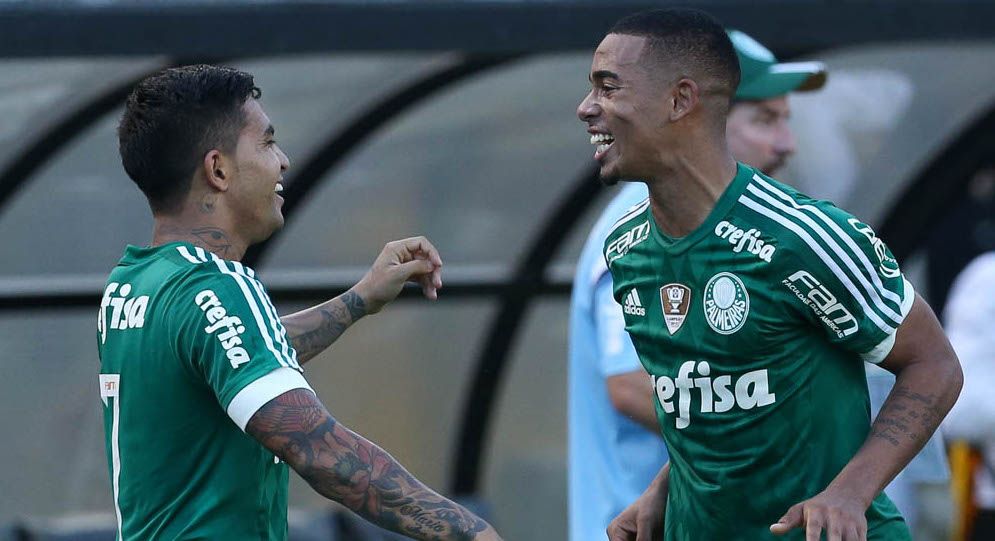 Dudu Gabriel Jesus Palmeiras Cotinthians 2016