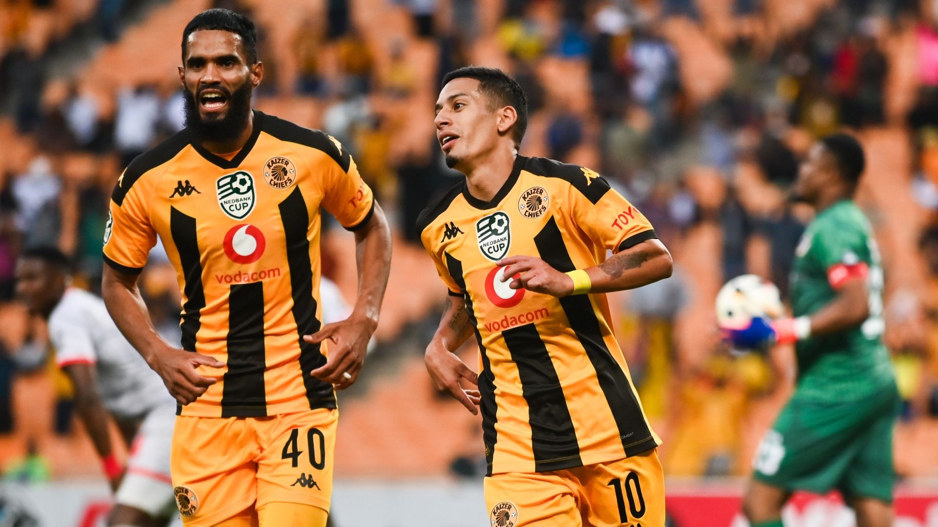 Tashreeq Morris & Gaston Sirino, Kaizer Chiefs, February 2025.