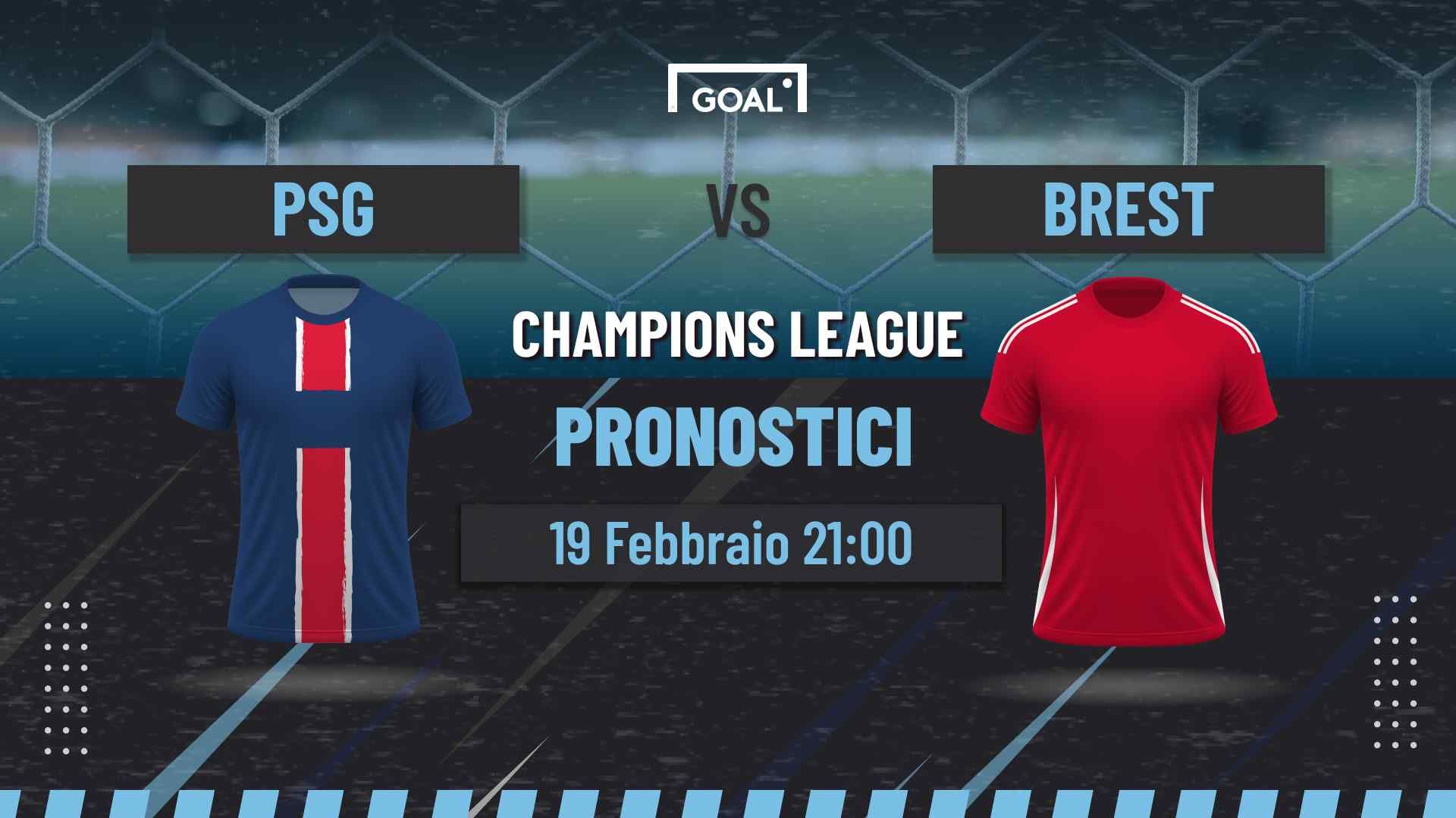 pronostici psg - brest