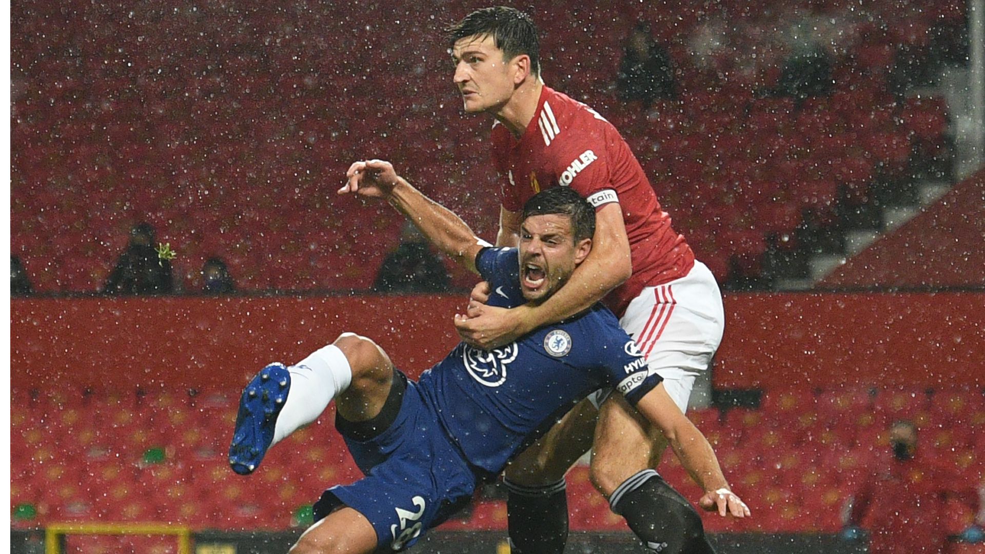 Azpilicueta Maguire Manchester United Chelsea 2020