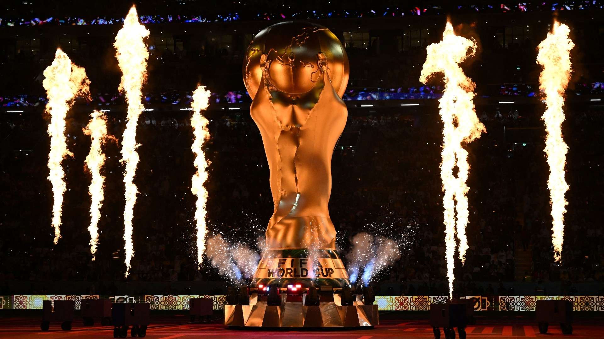 World Cup 2022 opening ceremony World Cup trophy