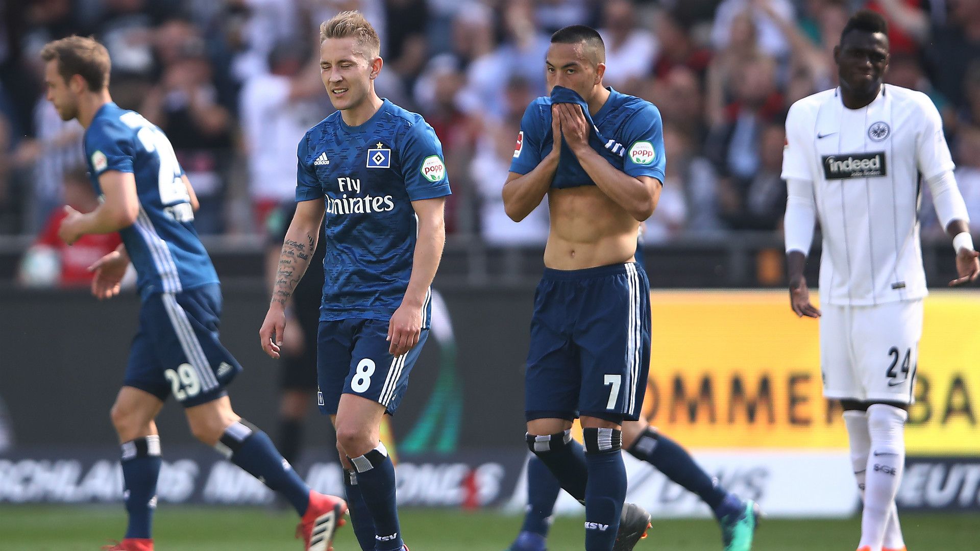 Lewis Holtby Bobby Wood Eintracht Frankfurt Hamburger SV 05052018