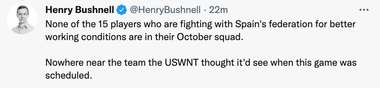 USWNT tweet