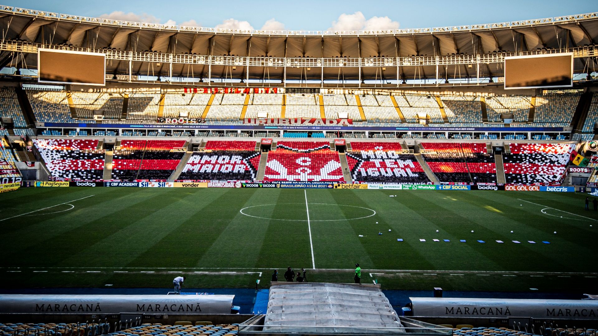Maracanã com cores do Flamengo - Brasileirão 23062021