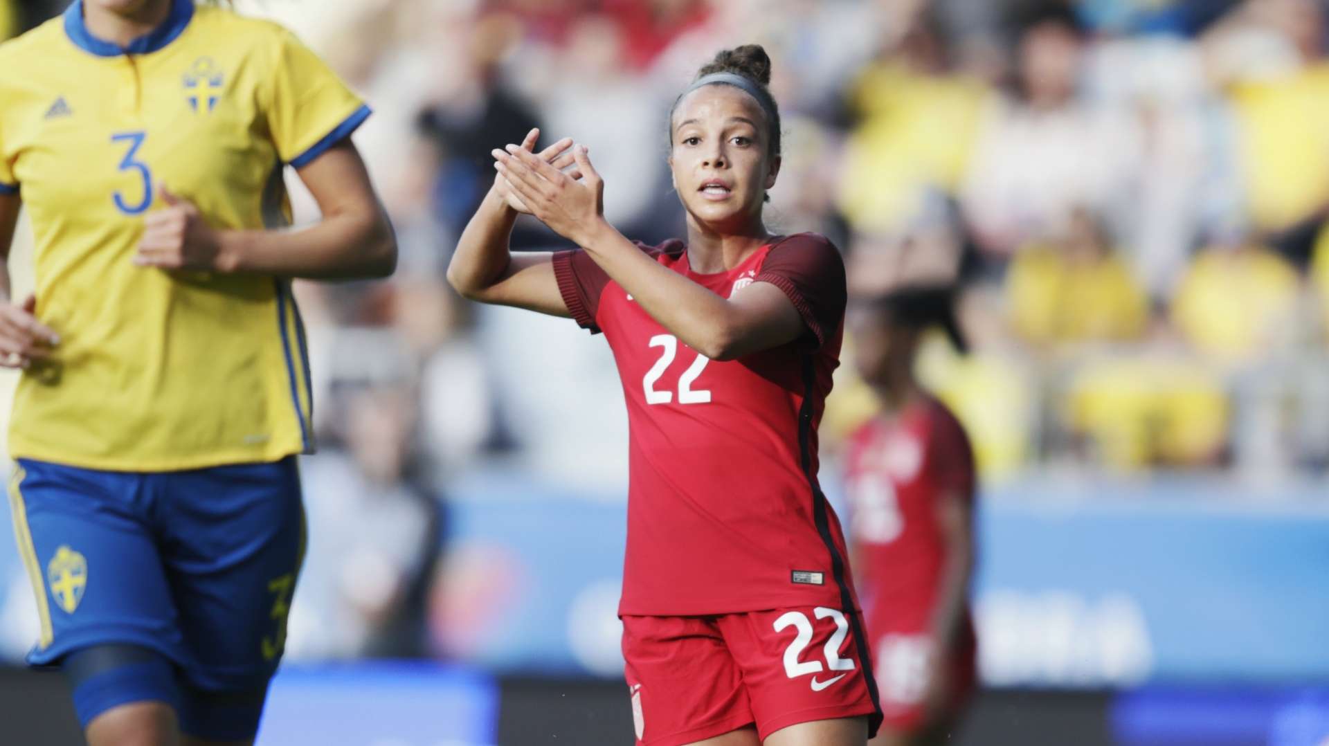 Mallory Pugh USWNT Sweden