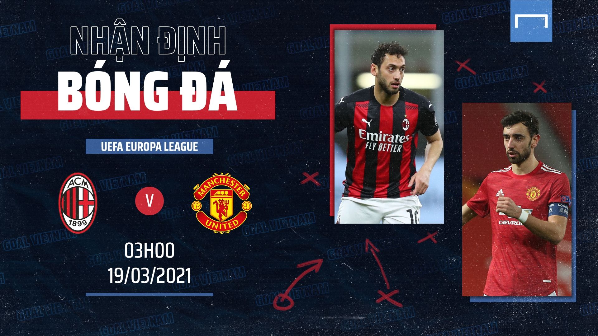 Preview nhận định AC Milan Man Utd UEL 18032021