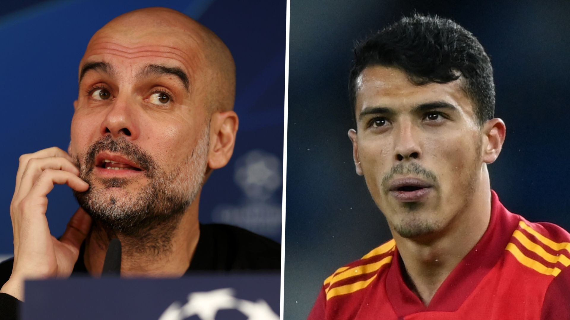 Pep Guardiola Pedro Porro Manchester City