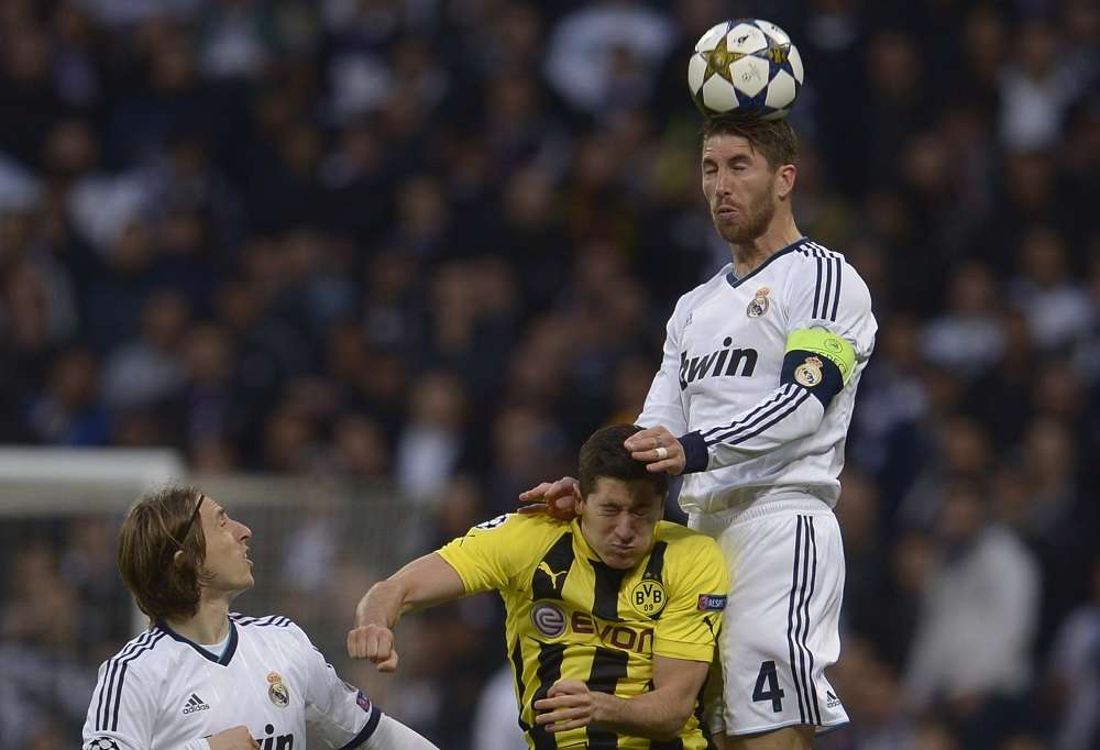 Luka Modric, Robert Lewandowski, Sergio Ramos | Real Madrid v Borussia Dortmund | UCL
