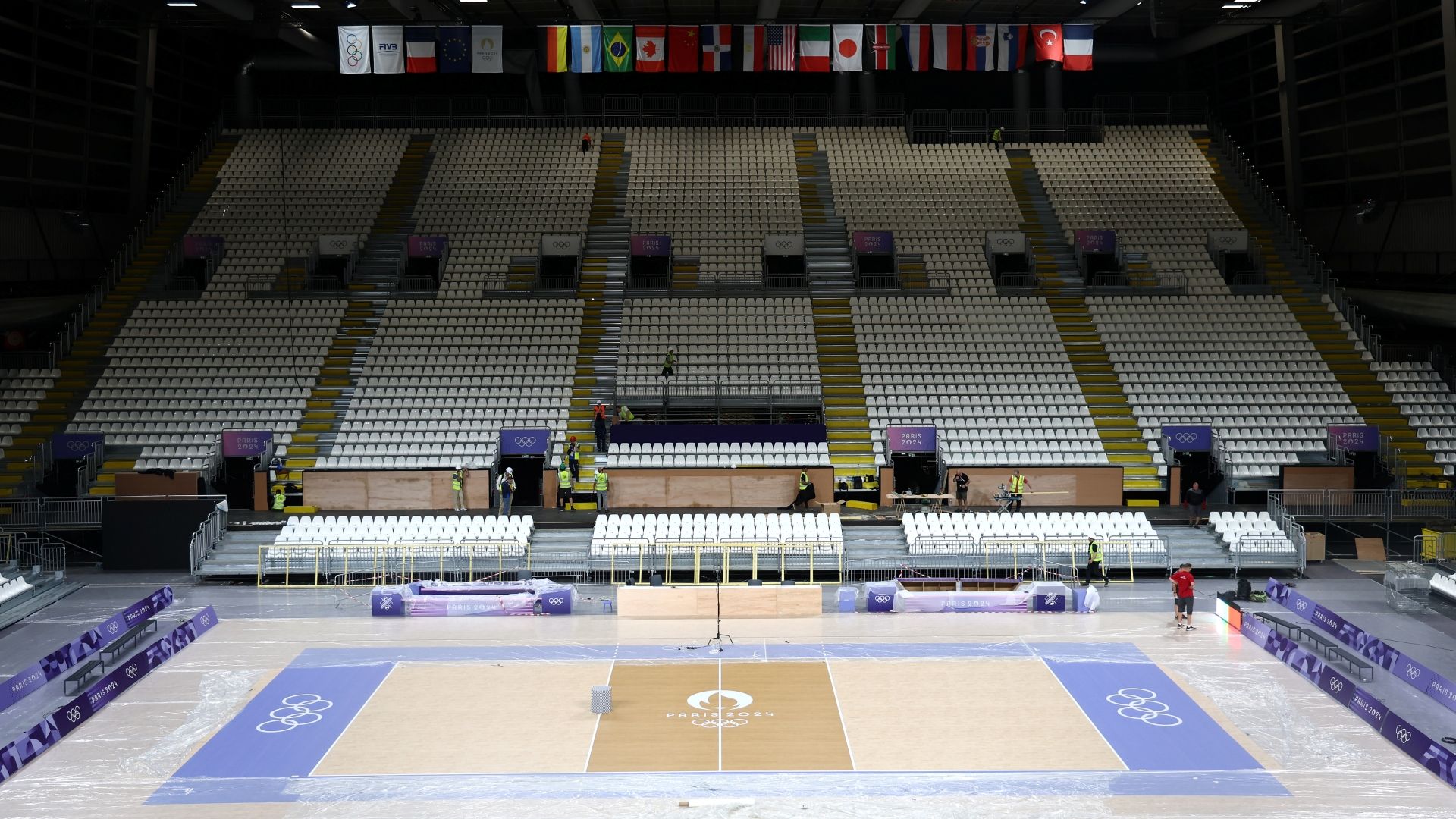 Volleyball Court Olympics