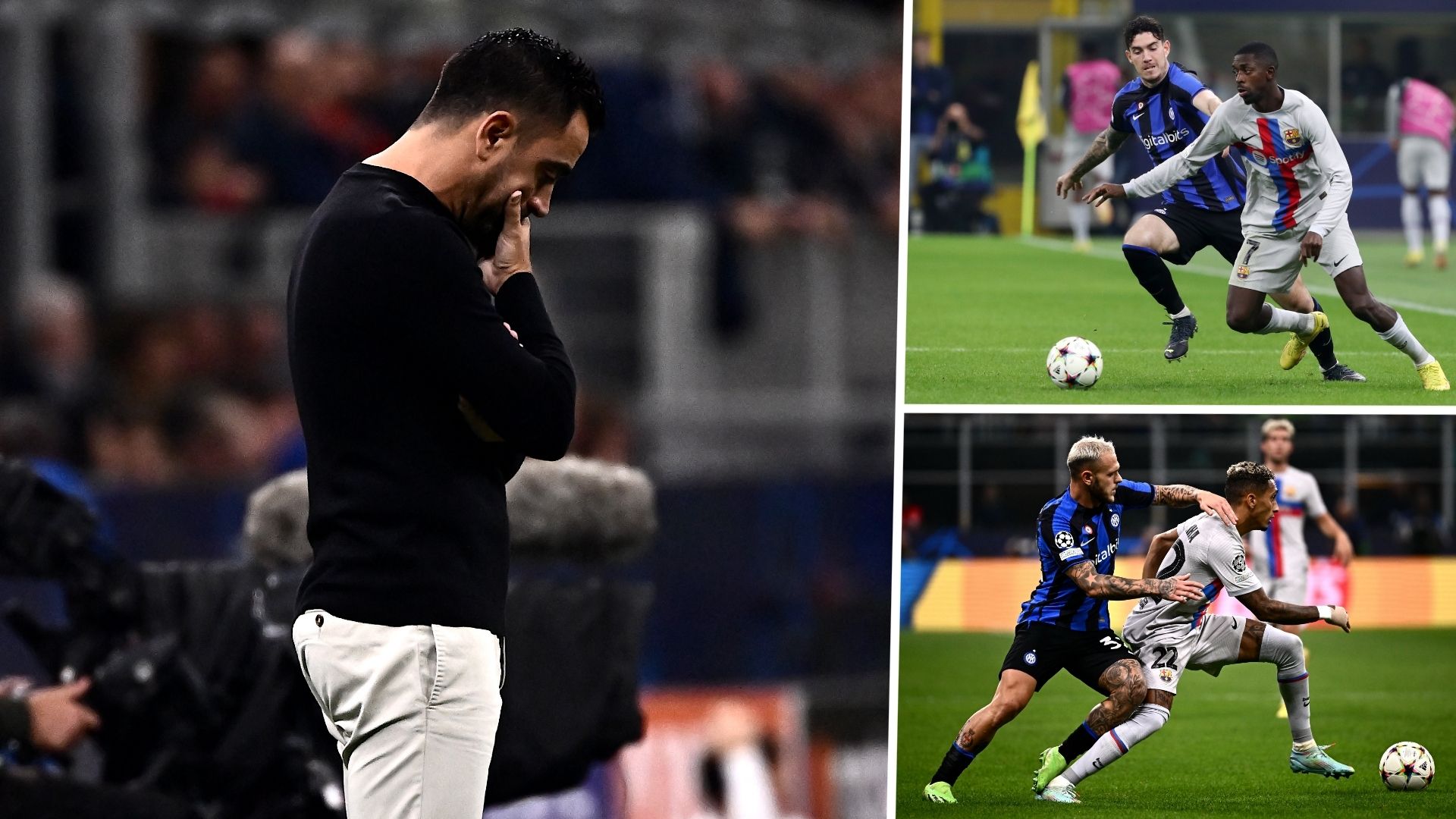 Barcelona Inter Xavi Dembele Raphinha