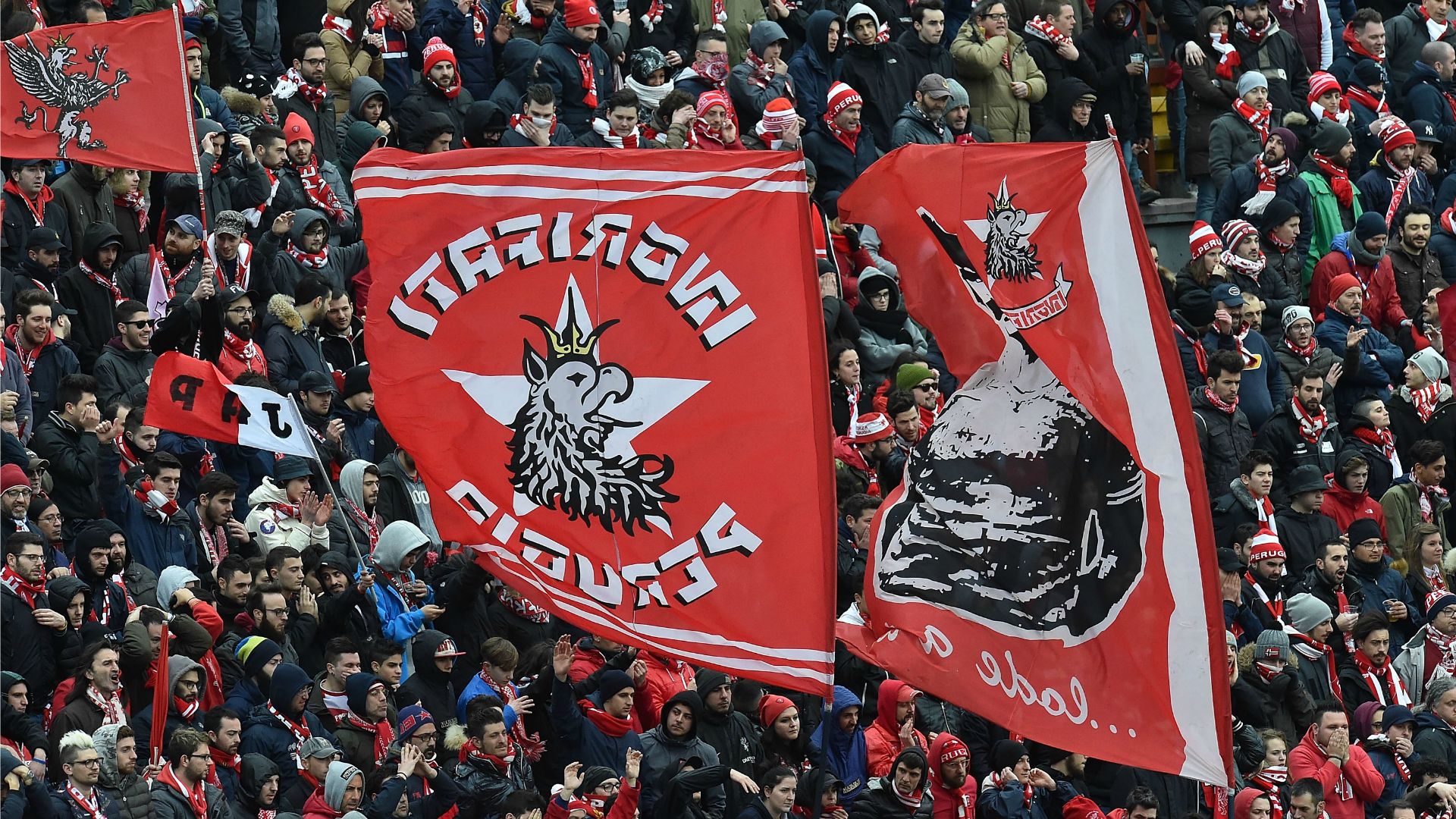 Perugia fans Serie B