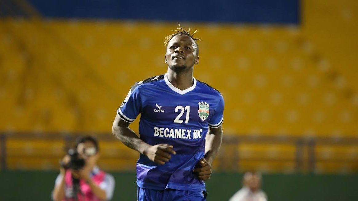 Victor Mansaray Becamex Binh Duong Shan United AFC Cup 2019