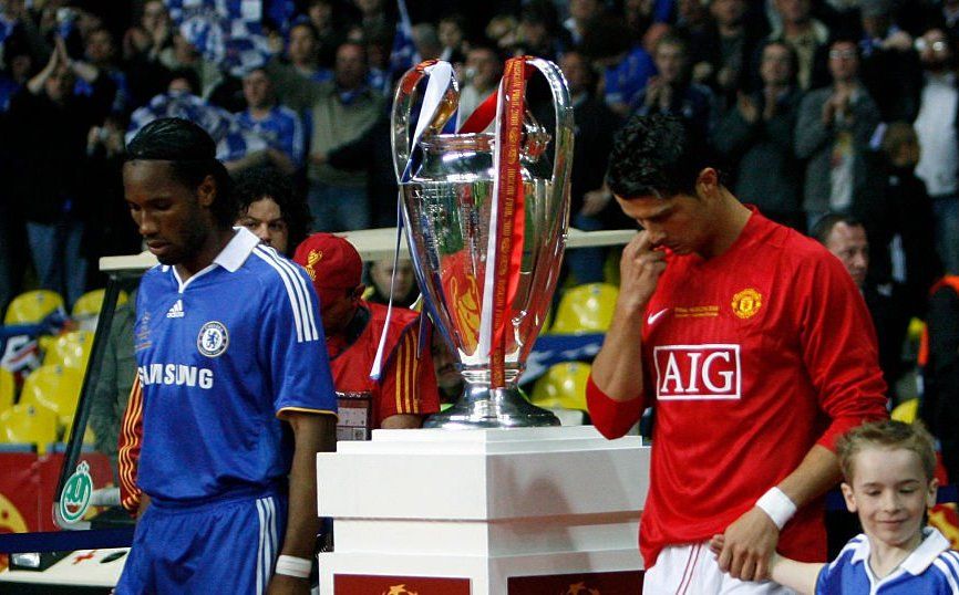 Didier Drogba Cristiano Ronaldo Chelsea vs Manchester United