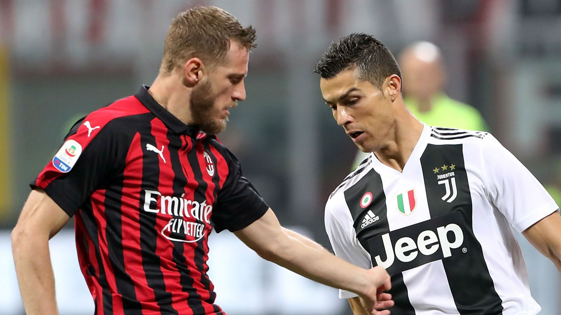 Ignazio Abate Milan Cristiano Ronaldo Juventus 2018-19