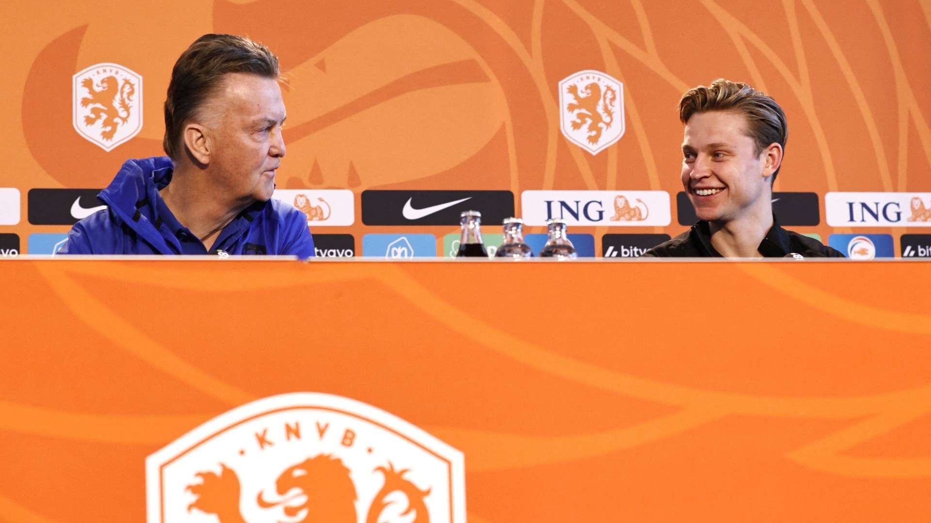 Frenkie de Jong Van Gaal presser 2022